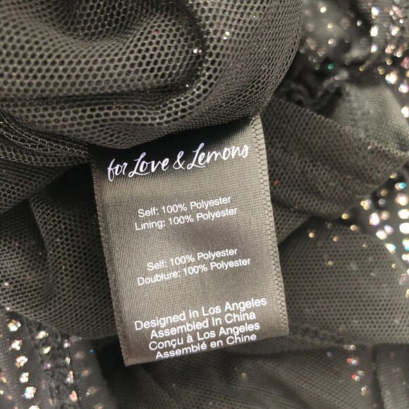 For Love & Lemons X Victoria’s Secret All That Glitters Ruched Mini Dress XS - Picture 13 of 16